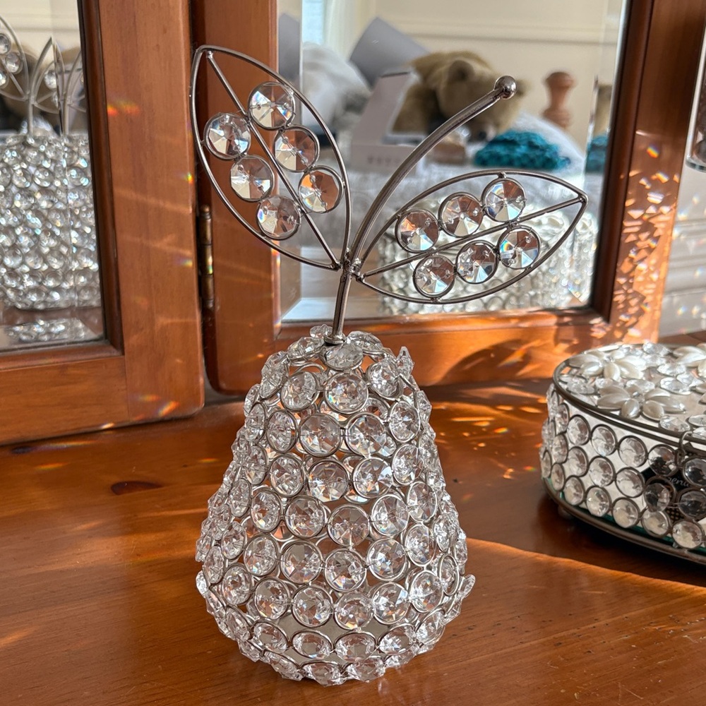 Jeweled Pear Decor